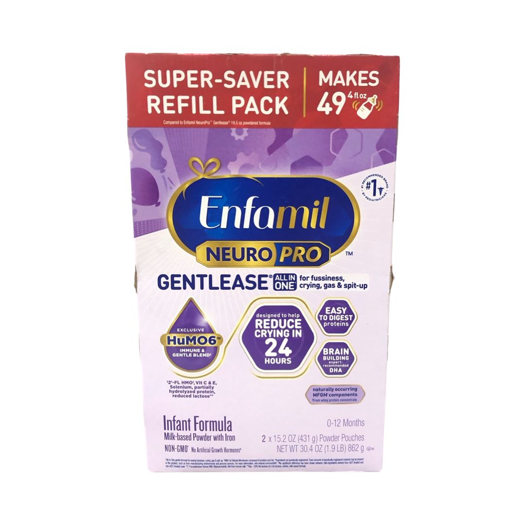 Enfamil NeuroPro Gentlease Infant Formula 30.4 oz Powder Refill Pack