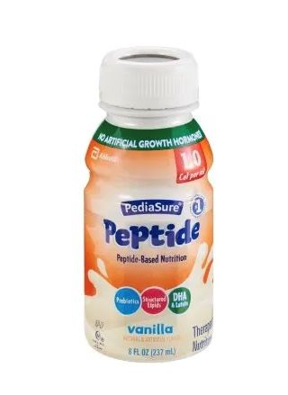 PediaSure Peptide-Based Nutrition 1.0 Cal Vanilla 8 fl oz (Case of 24)