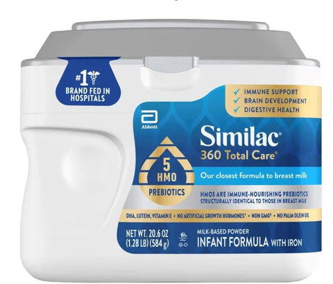 Similac 360 Total Care Infant Formula 20.6 oz Powder