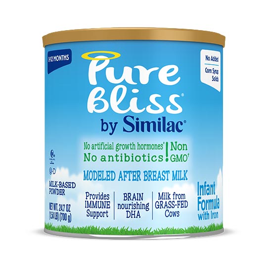 Similac Pure Bliss Non-GMO Infant Formula 24.7 oz Powder (Case of 4)