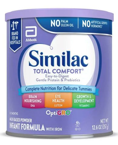 Similac Total Comfort Infant Formula 12.6 oz Powder (Case of 6)